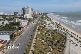 Dự án này kỳ vọng sẽ là nơi tạo không gian sinh hoạt cộng đồng, vui chơi, nghỉ dưỡng cho người dân và du khách đến với biển Vũng Tàu. (Ảnh: Huỳnh Sơn/TTXVN)