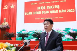 Chủ tịch nước Lương Cường phát biểu chỉ đạo. (Ảnh: Lâm Khánh/TTXVN)