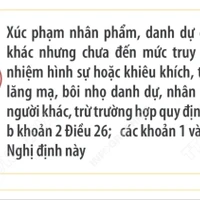 Mức phạt vi phạm trật tự công cộng, sự yên tĩnh chung, đăng ký, quản lý cư trú 