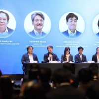 Các chuyên gia Việt Nam và Nhật Bản chia sẻ về công nghệ nanoe™ X thế hệ 3. (Nguồn: Vietnam+)