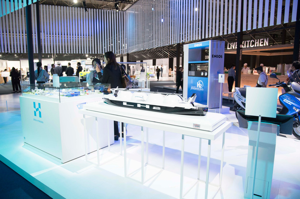 Các ứng dụng và công nghệ hydrogen trưng bày tại Hội nghị Thượng đỉnh G20, Osaka, Nhật Bản. 