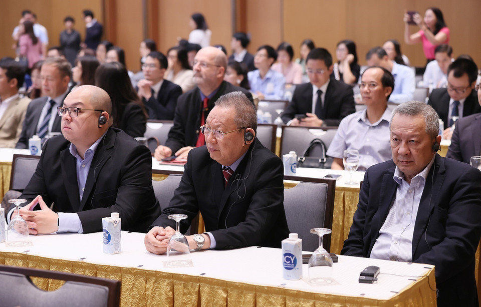 Các doanh nghiệp nước ngoài tham dự hội nghị. (Ảnh: Dương Giang/TTXVN)