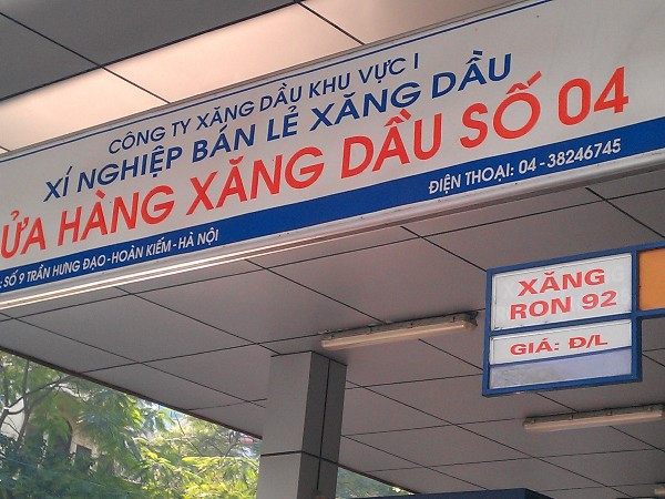 Các biển giá đã được gỡ sạch. (Ảnh: PV/Vietnam+)