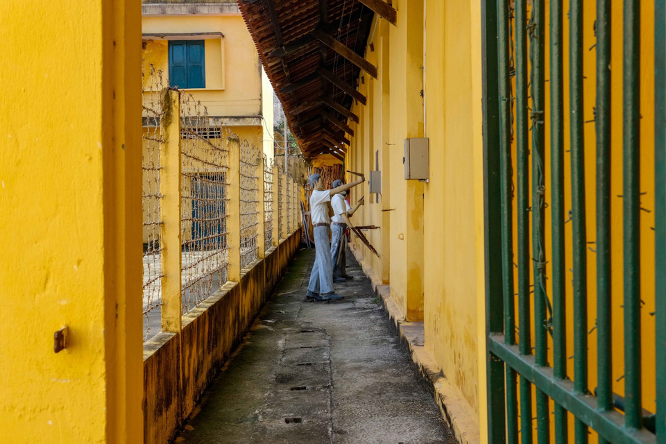 Dãy nhà giam nam bên trong Khám lớn Cần Thơ. (Ảnh: Thanh Liêm/TTXVN)