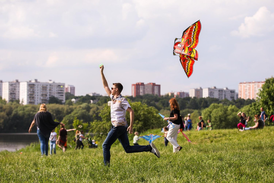 Lễ hội diều Motley diễn ra tại Mosva, Nga diễn ra trong hai ngày 25-26/5. (Nguồn: THX/TTXVN)