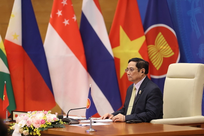  Thủ tướng Phạm Minh Chính phát biểu. (Ảnh: Dương Giang/TTXVN)