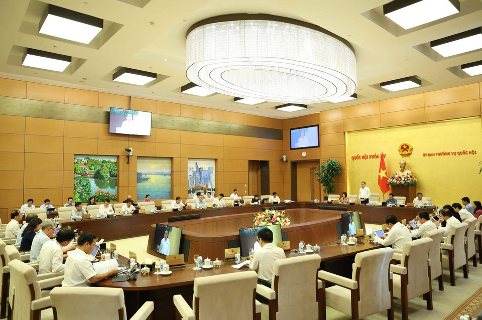 Quang cảnh phiên họp. (Ảnh: Thống Nhất/TTXVN)