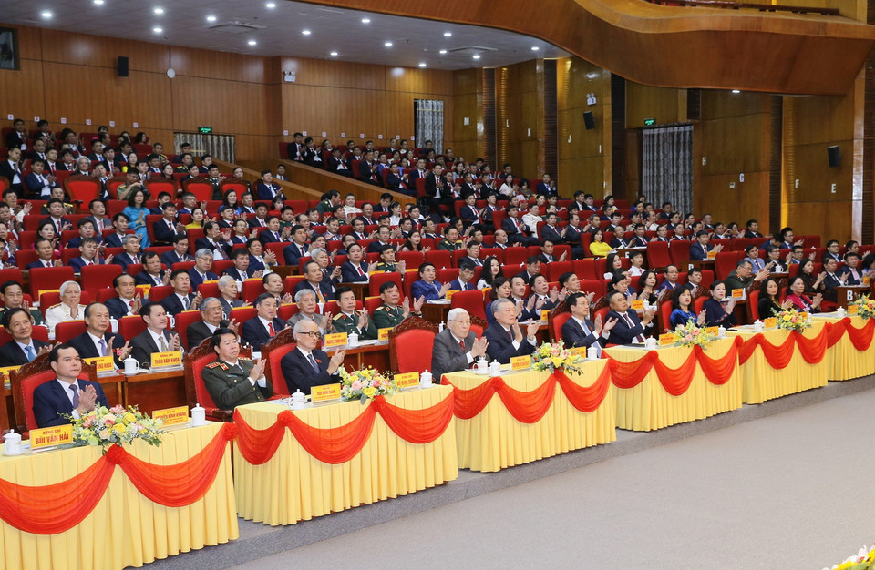 Đại biểu dự Đại hội. (Ảnh: Doãn Tấn/TTXVN)