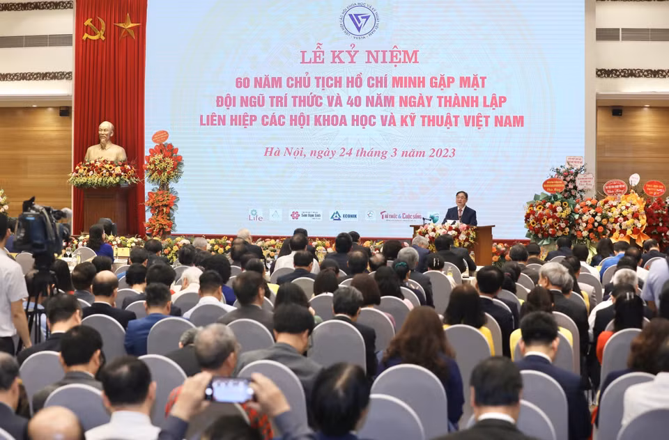 Quang cảnh buổi lễ. (Ảnh: Hoàng Hiếu/TTXVN)