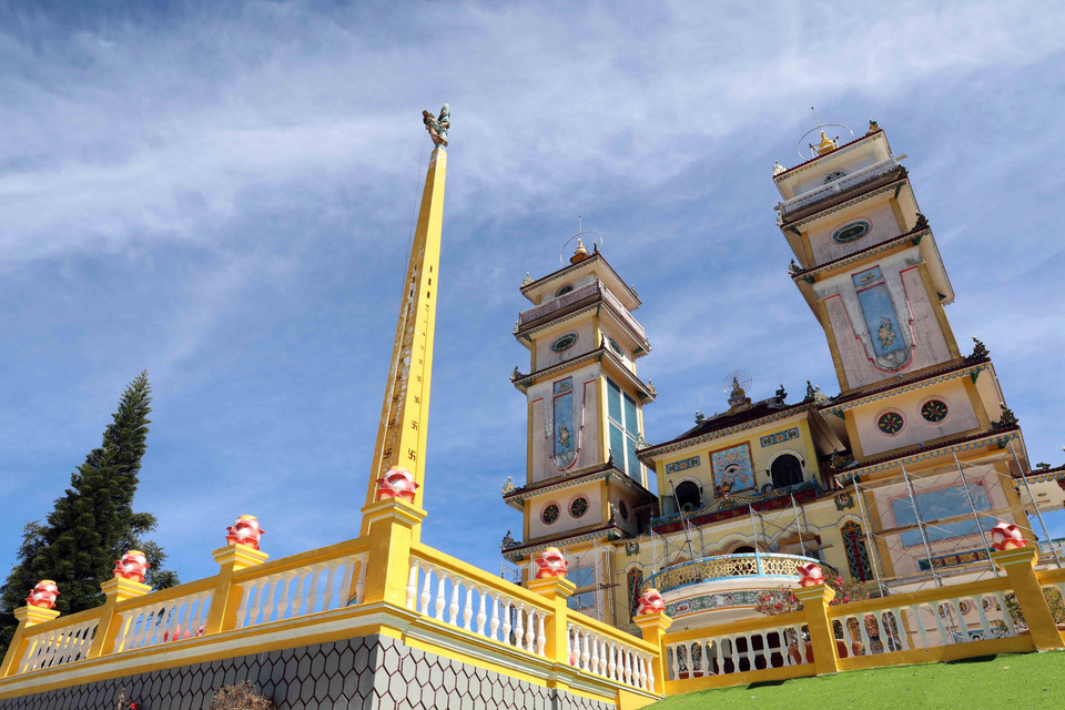 Thánh thất này trước đây thuộc Tộc đạo Đà Lạt, Châu đạo Lâm Đồng, Trấn đạo Tuyên Đức, nay là Họ Đạo Đà Lạt, tỉnh Lâm Đồng. (Ảnh: Nhật Anh/TTXVN)