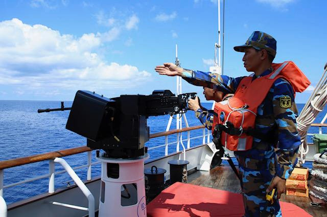 Các tình huống huấn luyện tác chiến. (Ảnh do đoàn cung cấp)