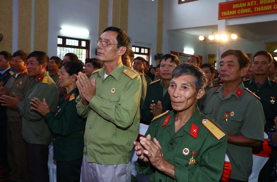 Các đại biểu dự Ngày hội đại đoàn kết toàn dân tộc. (Ảnh: Thống Nhất/TTXVN)