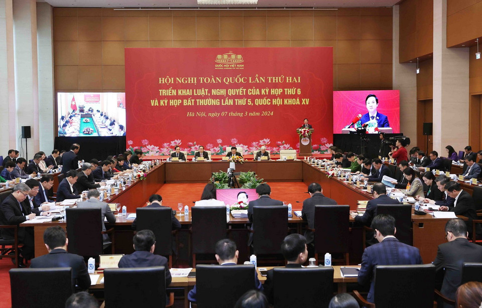 Quang cảnh hội nghị. (Ảnh: Nhan Sáng/TTXVN)