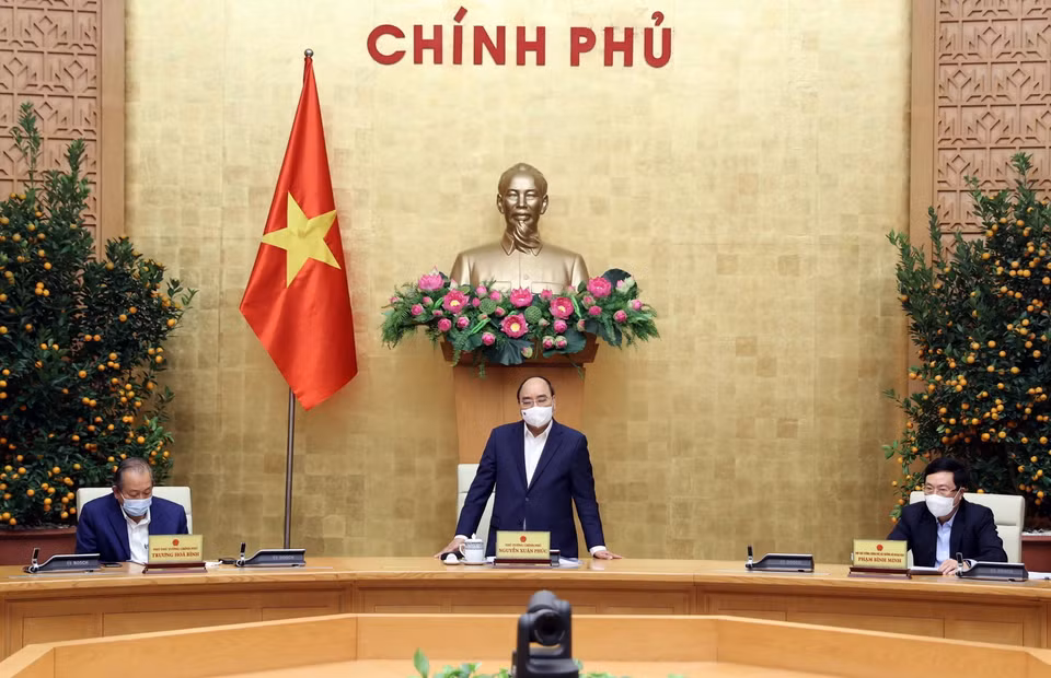 Thủ tướng Nguyễn Xuân Phúc phát biểu. (Ảnh: Thống Nhất/TTXVN)