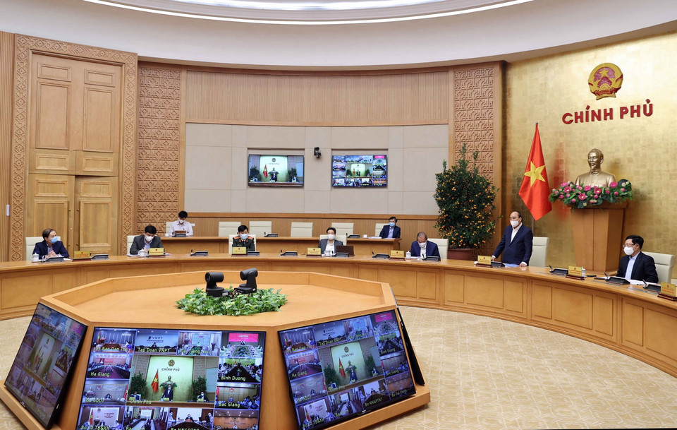 Thủ tướng Nguyễn Xuân Phúc phát biểu. (Ảnh: Thống Nhất/TTXVN)