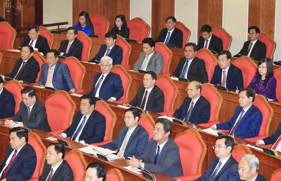 Các đại biểu tham dự khai mạc Hội nghị, sáng 7/5. (Ảnh: Thống Nhất/TTXVN)