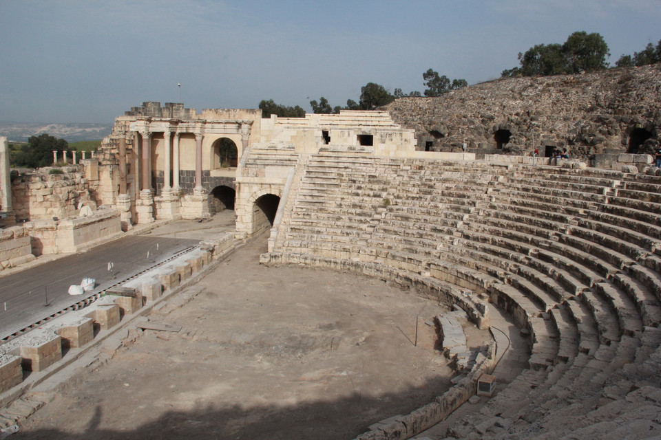 Beit She'an nằm ở vị trí chiến lược, ngay ngã ba của Thung lũng Jordan và Thung lũng Jezreel, án ngữ các tuyến đường kết nối từ Jordan qua các vùng lãnh thổ thuộc Palestine, Israel và tiến ra bờ biển Địa Trung Hải. (Ảnh: TTXVN)