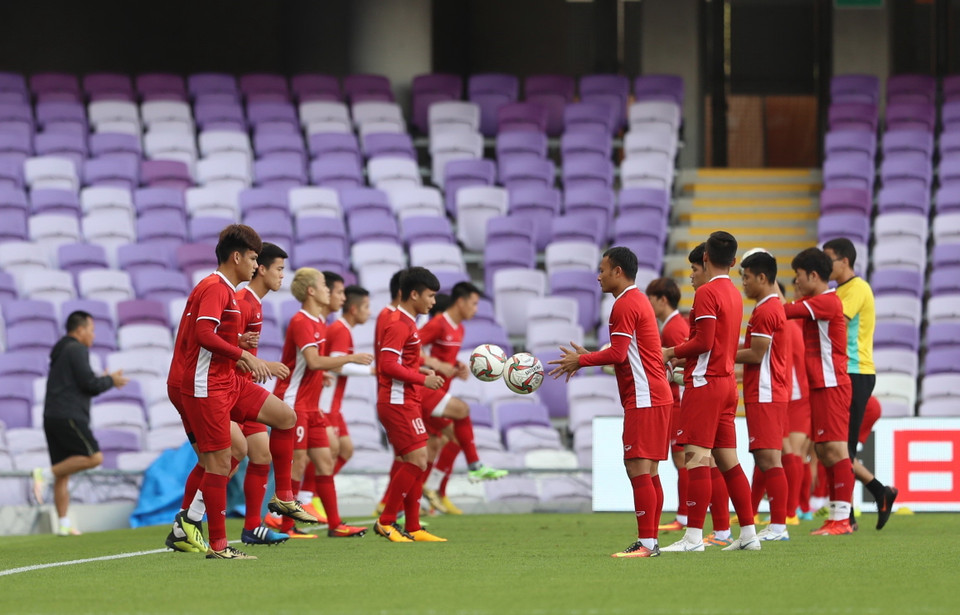 Để có được chiến thắng cách biệt trước Yemen, thầy trò HLV Park Hang Seo sẽ phải áp dụng nhiều phương án tấn công hơn so với hai trận vừa qua. (Ảnh: Hoàng Linh/TTXVN)