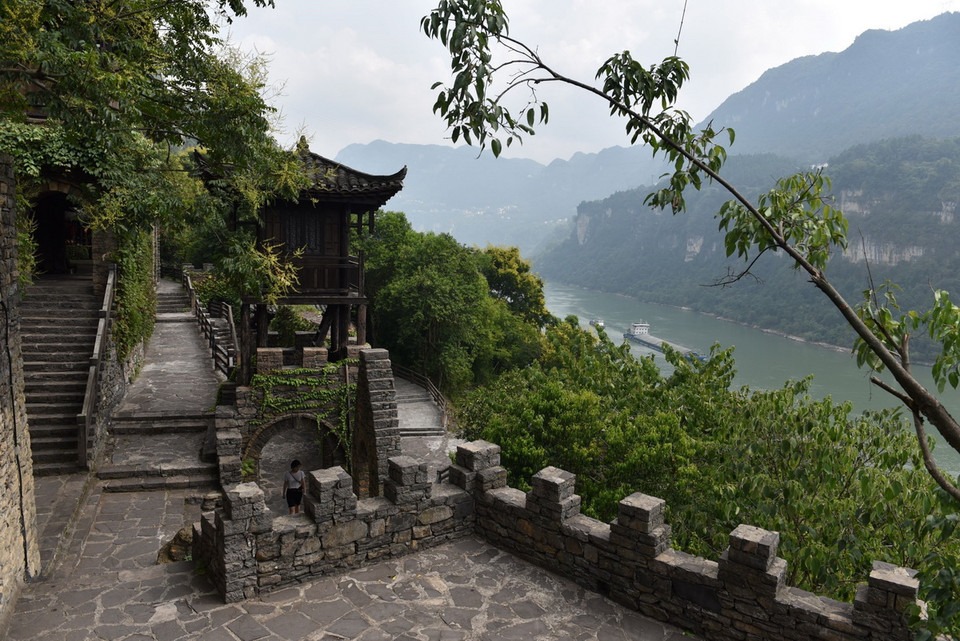 Đường xuống bến sông của Ba Vương trại. (Ảnh: Thành Dương/TTXVN)