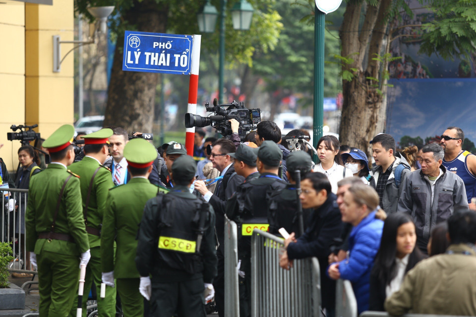 Sau đó, hai bên sẽ có cuộc gặp riêng trong khoảng 20 phút, trước khi dùng bữa tối. (Ảnh: Minh Quyết/TTXVN)