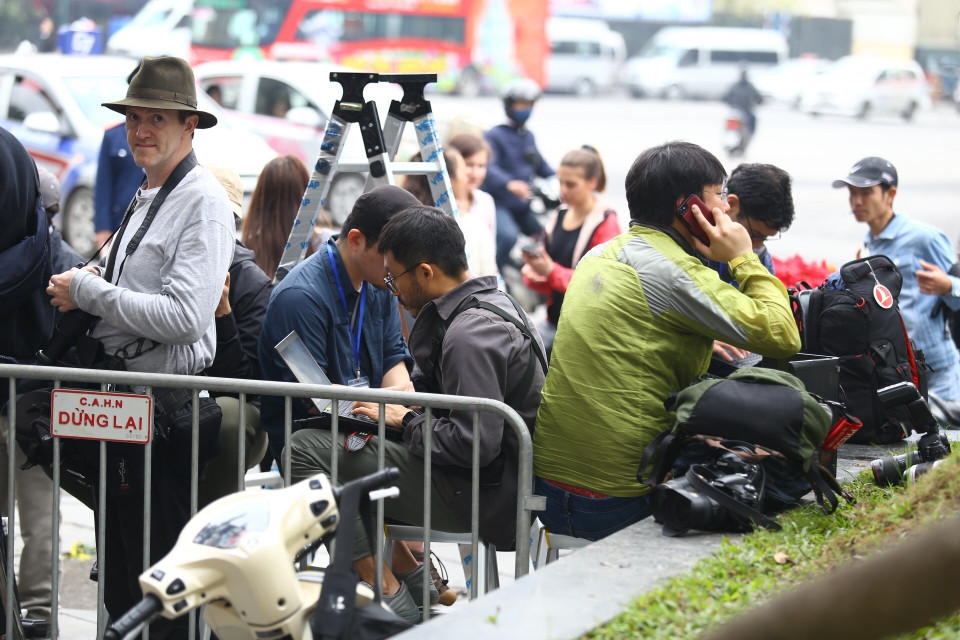 Theo kế hoạch bữa tối sẽ kéo dài khoảng 1 giờ rưỡi và kết thúc vào khoảng 20 giờ 35. (Ảnh: Minh Quyết/TTXVN)