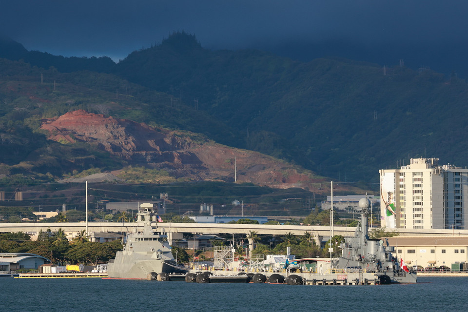 38 tàu mặt nước, 4 tàu ngầm, 9 lực lượng bộ binh, hơn 30 hệ thống không người lái, khoảng 170 máy bay và hơn 25.000 quân nhân tham gia cuộc tập trận tại khu vực Quần đảo Hawaii và Nam California. (Ảnh: Ngô Trần Hải An/Vietnam+)