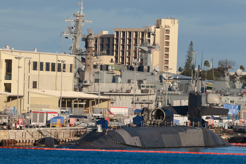 Tàu ngầm của Mỹ tại cuộc tập trận mang tên RIMPAC 2022. (Ảnh: Ngô Trần hải An/Vietnam+)