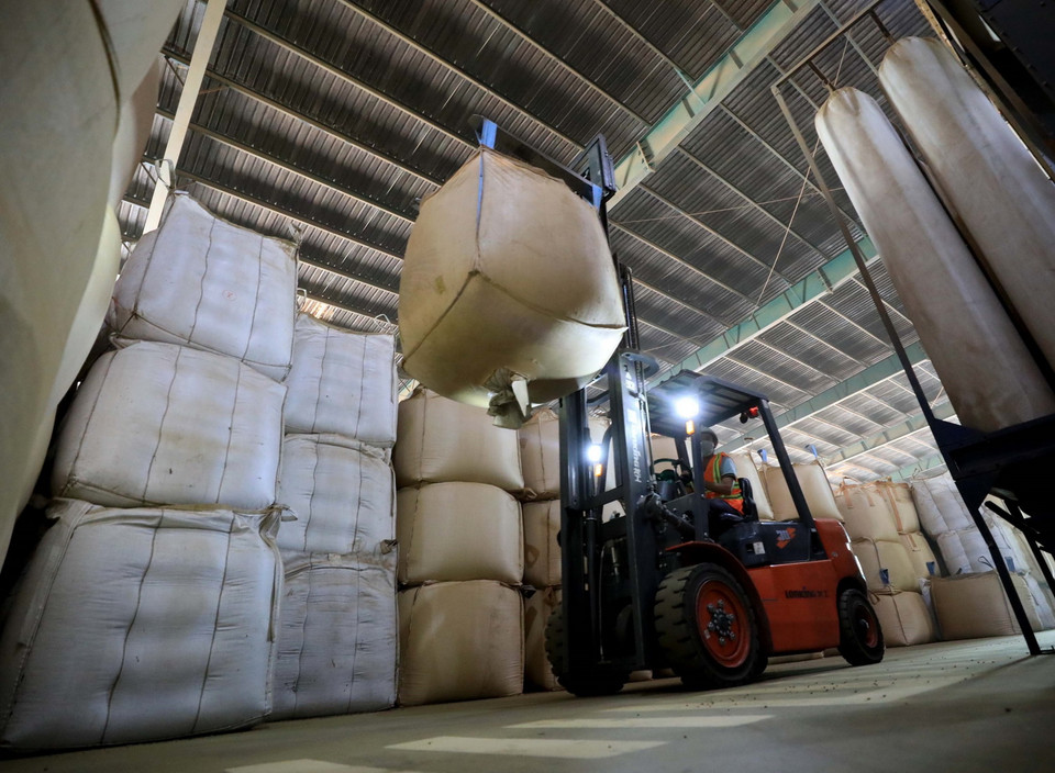 Simexco tự hào là đơn vị kinh doanh càphê lớn nhất tỉnh Đắk Lắk đạt doanh số trên 6.000 tỷ đồng/năm. (Ảnh: Nhật Anh/TTXVN)