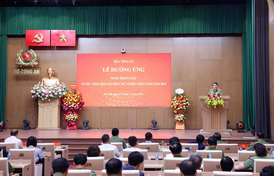 Quang cảnh buổi lễ. (Ảnh: Phạm Kiên/TTXVN)