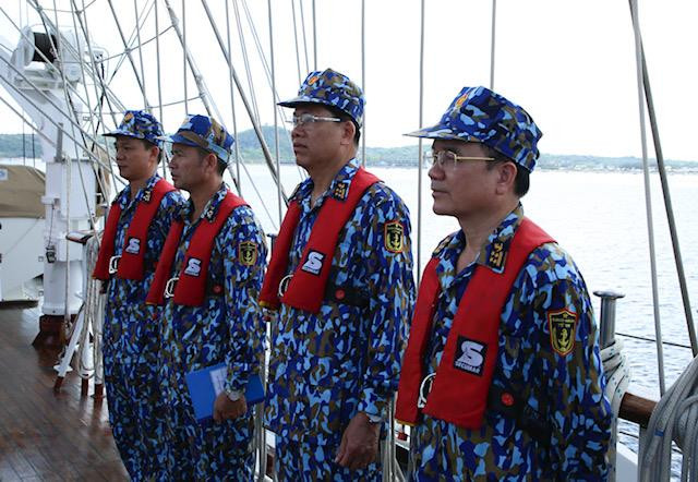 Các tình huống huấn luyện tác chiến. (Ảnh do đoàn cung cấp)