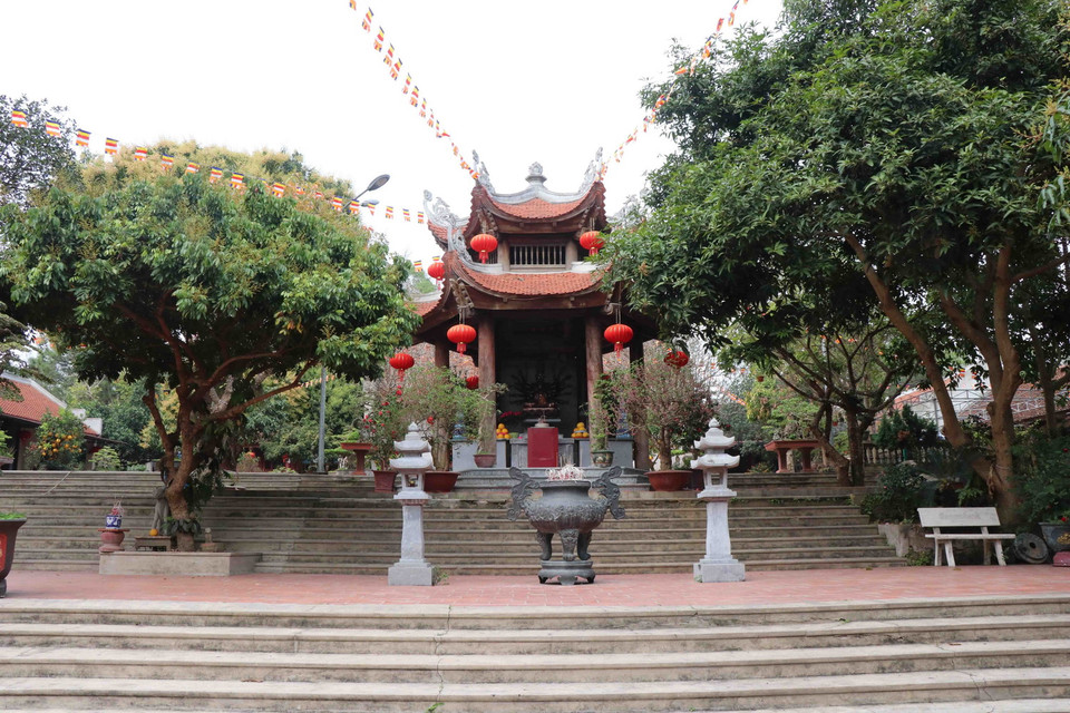 Chùa Lim không đón khách tham quan, lễ chùa. (Ảnh: Thái Hùng/TTXVN)