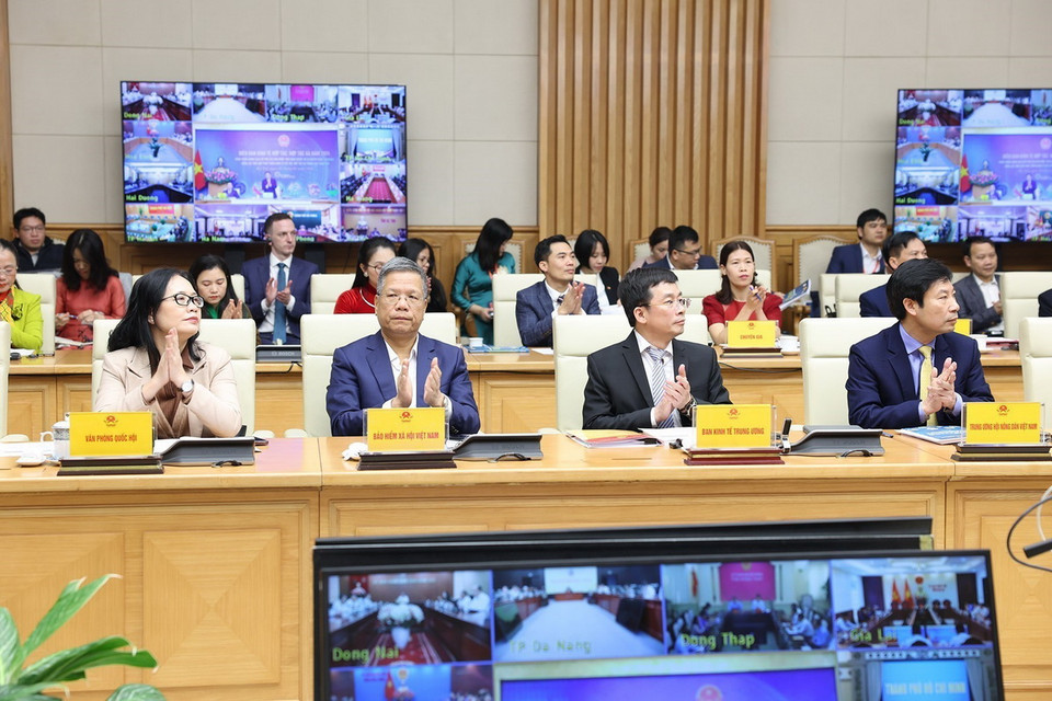 Các đại biểu tham dự Diễn đàn Kinh tế Hợp tác, Hợp tác xã năm 2024. (Ảnh: Dương Giang/TTXVN)