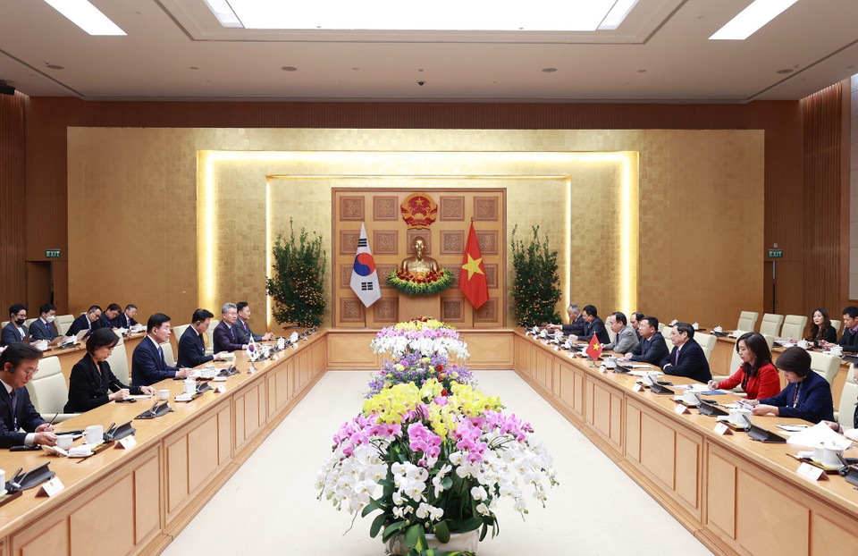 Quang cảnh buổi tiếp. 