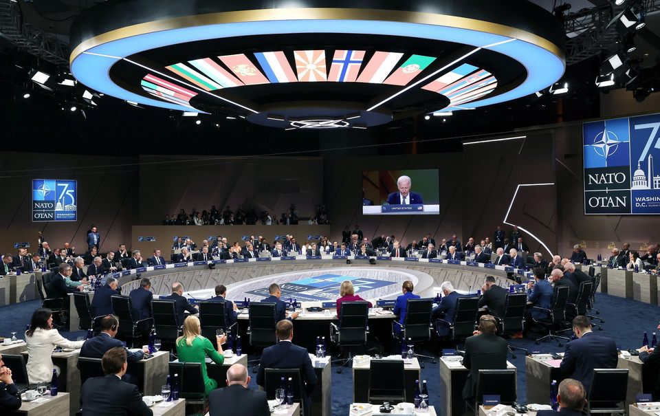 Trong tuyên bố chung 38 điểm, lãnh đạo các nước thành viên NATO khẳng định sẽ tiếp tục thực hiện ba nhiệm vụ cốt lõi của khối, gồm răn đe và phòng thủ, ngăn ngừa và quản lý khủng hoảng, an ninh và hợp tác. (Ảnh: AA/TTXVN)