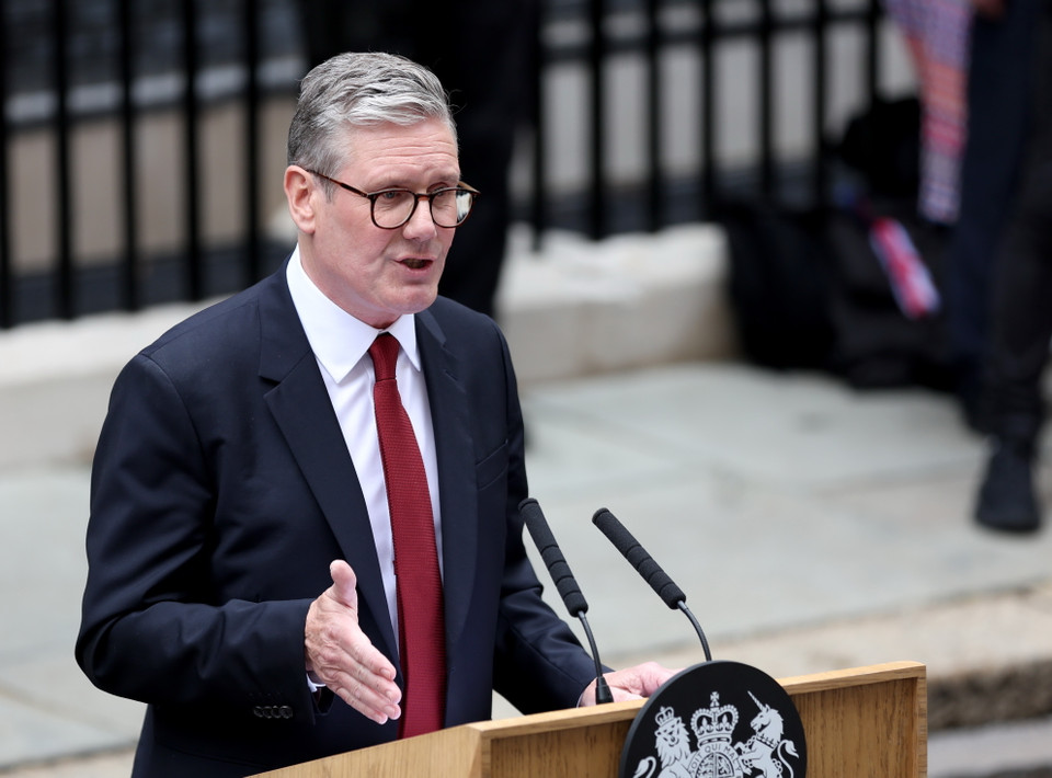 Ngày 5/7, ông Keir Starmer, lãnh đạo Công đảng Anh, đã chính thức trở thành Thủ tướng mới của nước này sau khi diện kiến Vua Charles III tại Cung điện Buckingham ở thủ đô London. (Ảnh: THX/TTXVN)
