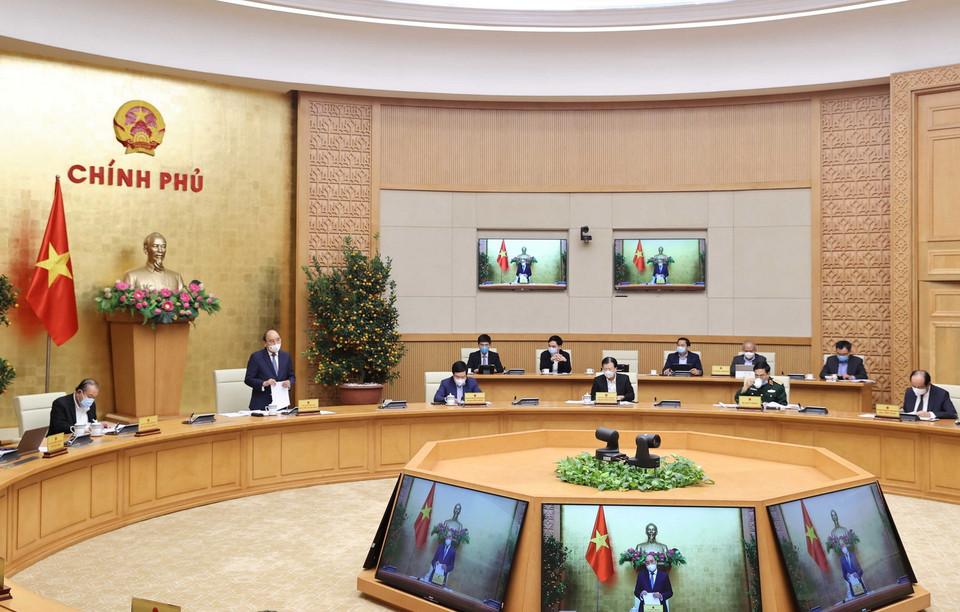 Thủ tướng Nguyễn Xuân Phúc phát biểu. (Ảnh: Thống Nhất/TTXVN)