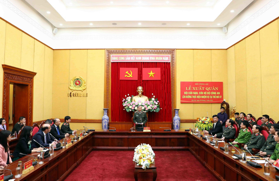 Quang cảnh buổi lễ. (Ảnh: Phạm Kiên/TTXVN)