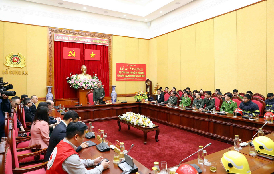 Quang cảnh buổi lễ. (Ảnh: Phạm Kiên/TTXVN)