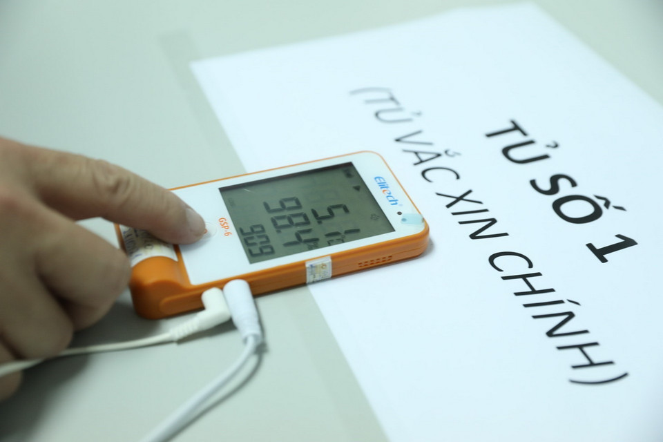 Vaccine COVIVAC được bảo quản tại kho của Viện Vệ sinh dịch tễ Trung ương. (Ảnh: Minh Quyết/TTXVN)