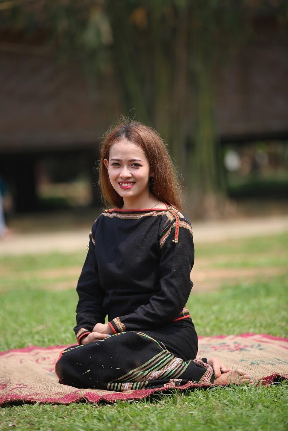 Thiếu nữ Êđê trong Ngày Văn hóa các dân tộc Việt Nam 2019. (Ảnh: Trọng Đạt/TTXVN)