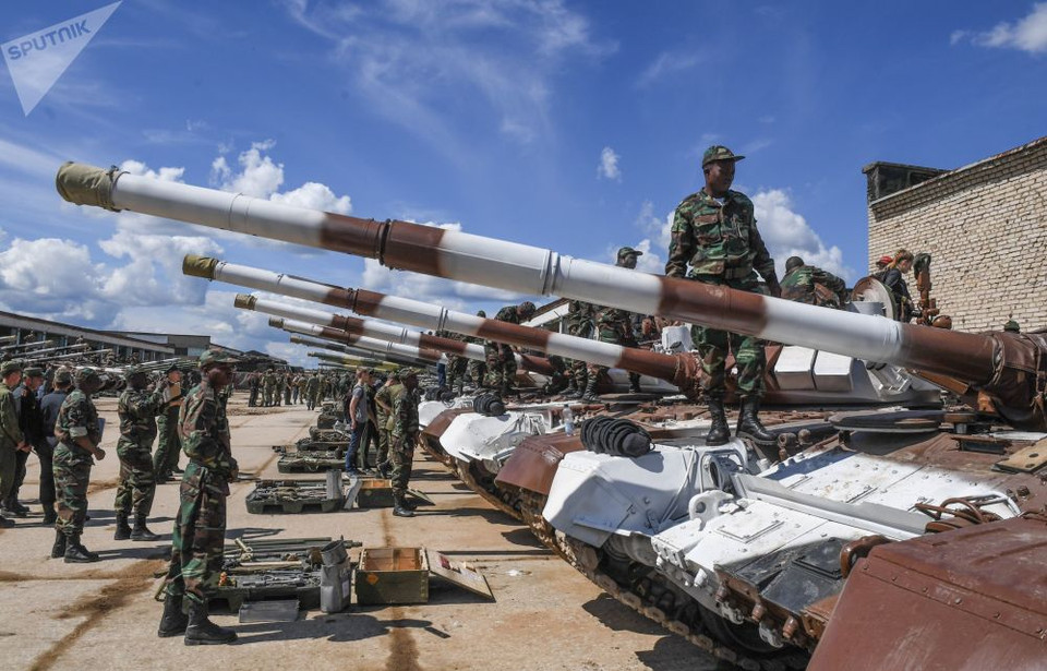 Tất cả các đội đều đang tích cực tập dượt để làm quen với địa hình ở khu vực tranh tài. (Nguồn: Sputnik)