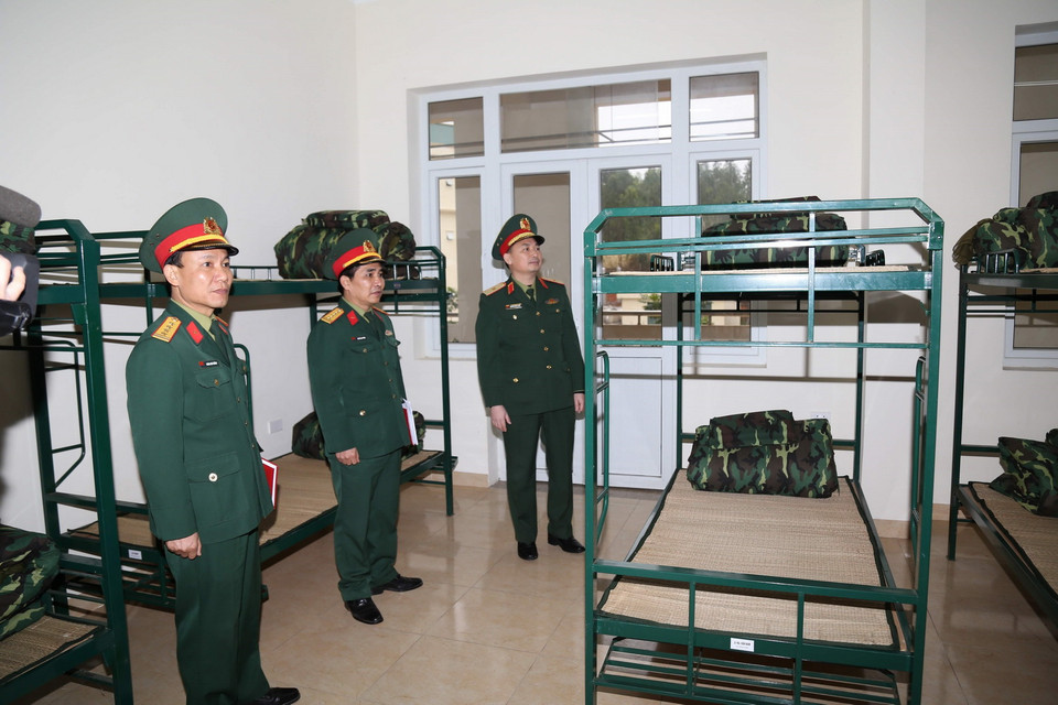 Khu lưu trú cho các công dân về cách ly. (Ảnh: TTXVN)