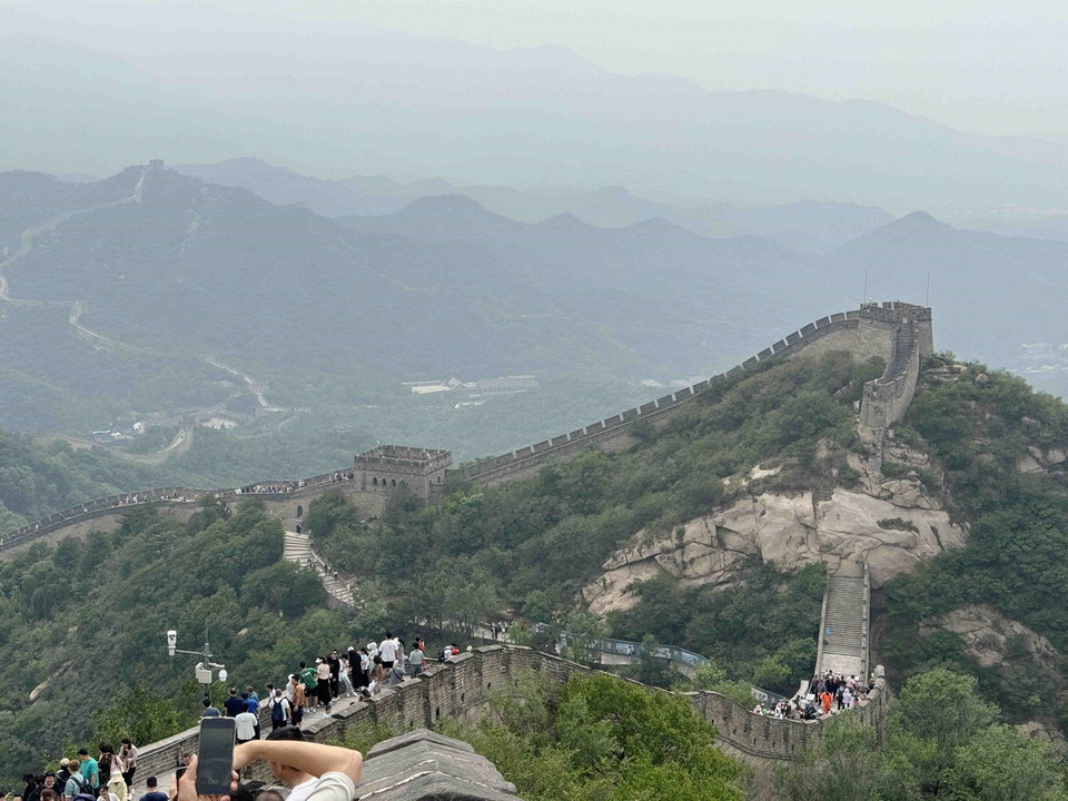 Một trong những đoạn Trường Thành nổi tiếng nhất chính là Bát Đạt Lĩnh. (Ảnh: Công Tuyên/TTXVN)