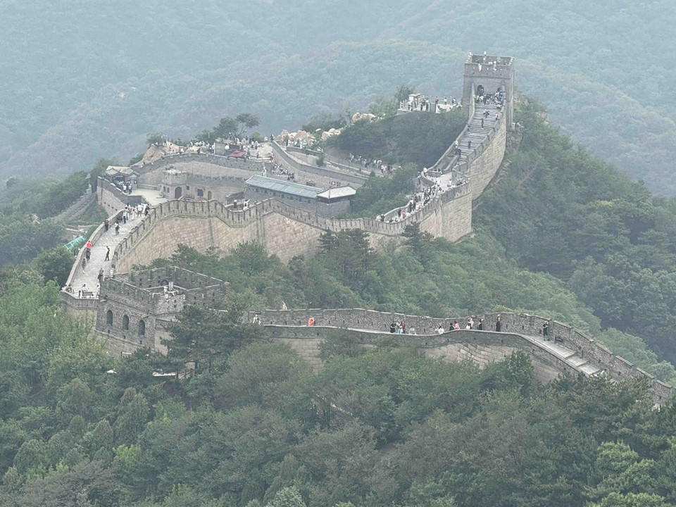 Bát Đạt Lĩnh từng được coi là vị trí chiến lược quân sự trong lịch sử Trung Quốc. (Ảnh: Công Tuyên/TTXVN)