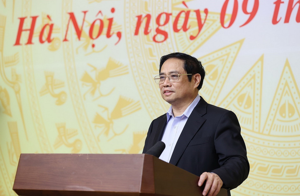  Thủ tướng Phạm Minh Chính phát biểu. (Ảnh: Dương Giang/TTXVN)