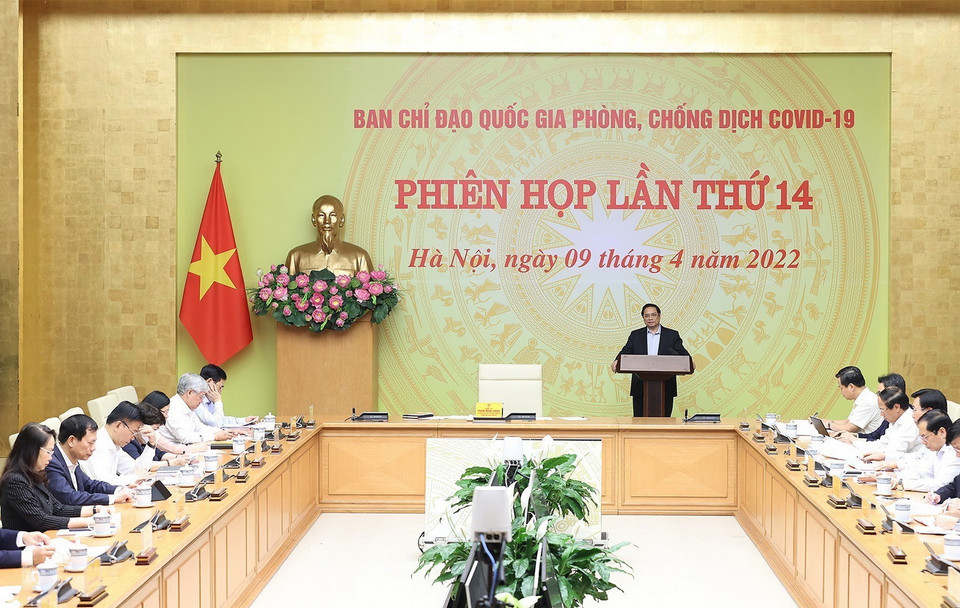  Thủ tướng Phạm Minh Chính phát biểu tại phiên họp. (Ảnh: Dương Giang/TTXVN)