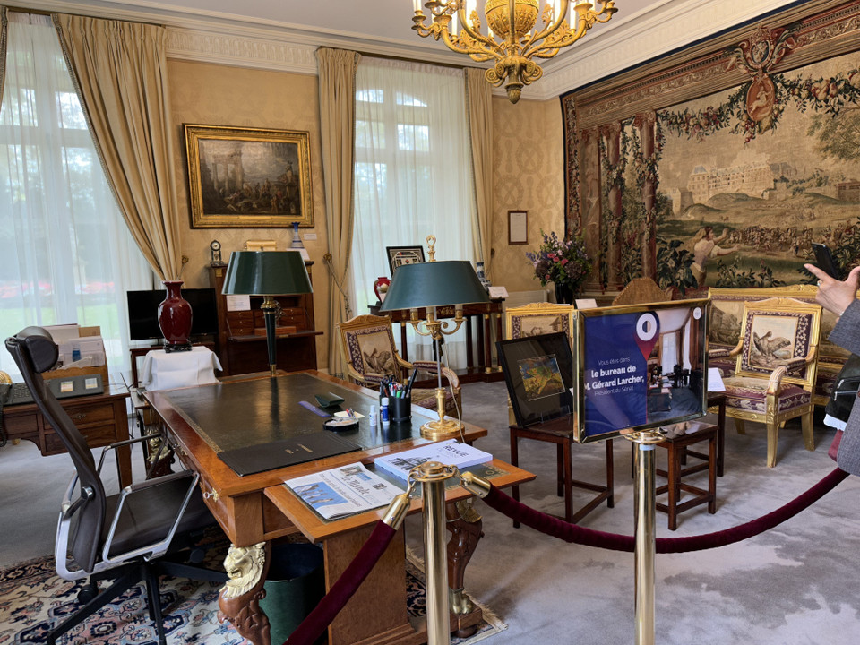 Phòng Chủ tịch Thượng viện. (Ảnh: Nguyễn Thu Hà/TTXVN)