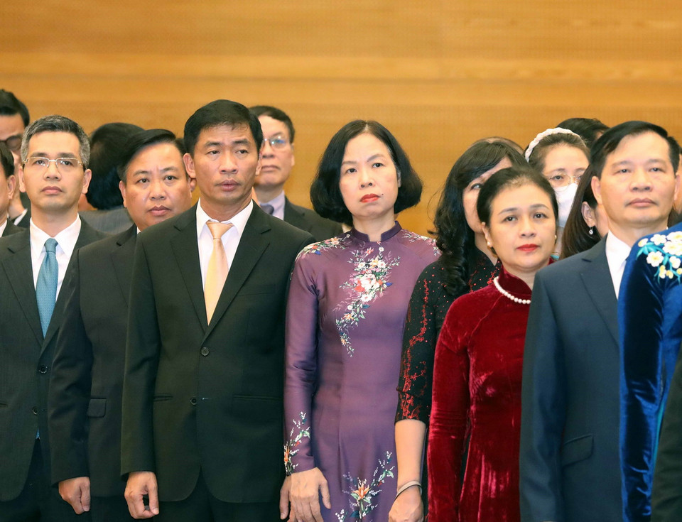 Các đại biểu dự lễ kỷ niệm. (Ảnh: TTXVN)