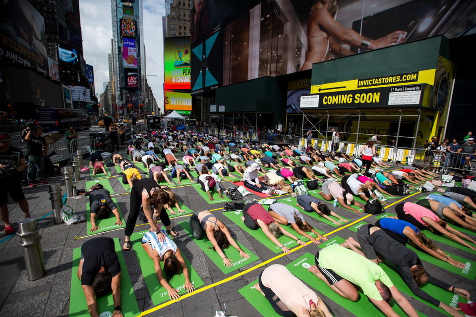 Ngày 11/12/2014, Đại hội đồng Liên hợp quốc đã thông qua nghị quyết lấy ngày 21/6 hằng năm làm Ngày quốc tế yoga. (Nguồn: THX/TTXVN)