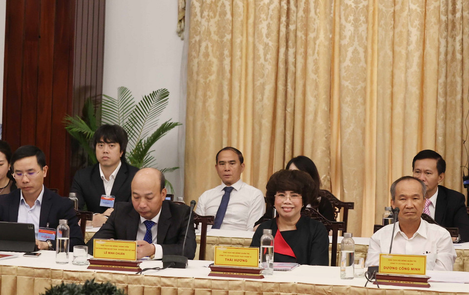 Các đại biểu dự cuộc “Đối thoại 2045.” (Ảnh: Thống Nhất/TTXVN)